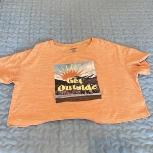Old navy active cropped tee size XL 14/16